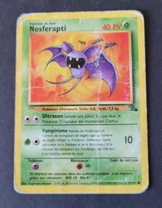 Carte Pokémon N°57/62 Nosferapti - Wizards Fossile - FR - Picture 1 of 2