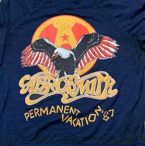 Camiseta Aero Smith Usada Pequeña Manga Larga - Imagen 1 de 3