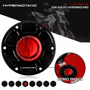 CNC Fuel Keyless Fuel tank Gas Cap Cover for DUCATI HYPERMOTARD 950 /SP 19-20 - Picture 1 of 9
