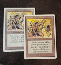 2x Meekstone rare artifacts - Unlimited & Revised - NM/VG