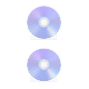 2 Pieces Blank Dvd Discs for Burning Rewritable Cd Decorative DIY Crafts - Afbeelding 1 van 12