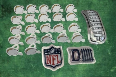 22 Count NFL Los Angeles San Diego Chargers Cake Cupcake Rings Topper  Gift - Image 1 of 2