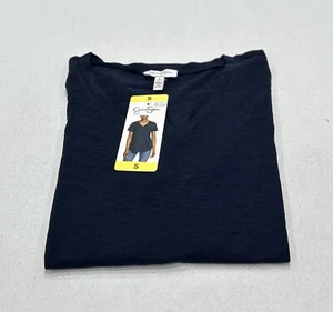 Jessica Simpson Women's Knit V-Neck Top, Blue, Size S - Picture 1 of 5