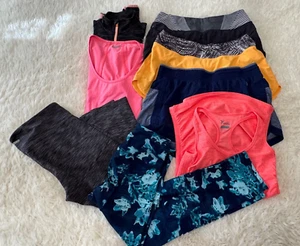 Damen Sport Gym Posten Paket 8 Teile Gr. XS S M Leggings Oberteile Shorts - Bild 1 von 21