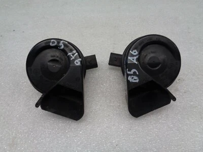 2005-2011 Audi A6 Horn High Low Note Tone Pair OEM AK2204267 - Image 1 of 4