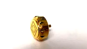 Invicta CROWN 11mm Gold/Yellow with Yellow CROSS and SQUARE LOGO #i6 - Picture 1 of 6