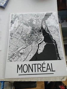 COLLECTIBLE MAP POSTER Montreal Quebec Canada ILikeMaps - Picture 1 of 2