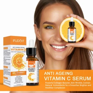 Pure Hyaluronic Acid Serum Vitamin C & E Anti Wrinkle Face Serum Skin Care 30ml - Picture 1 of 11