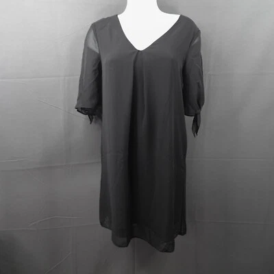 Vestido soprano para mujer pequeño negro fluido puro bruja caprichoso gótico romántico indie Foto 1 de 4