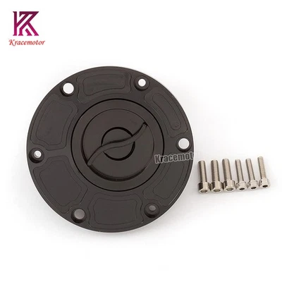 For For Triumph Street Triple 675 1050 2005-2010 CNC Gas Cap Tank Fuel Cover Oil Foto 1 de 4