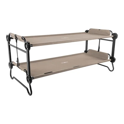 Berços de acampamento portátil Disc-O-Bed extra grande conversível ao ar livre 2 pessoas, bronzeado - Imagem 1 de 4