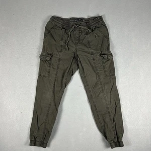Abercrombie & Fitch Cargohose Damen Gr. S grün Loose Fit Cargo mit Taschen - Bild 1 von 9