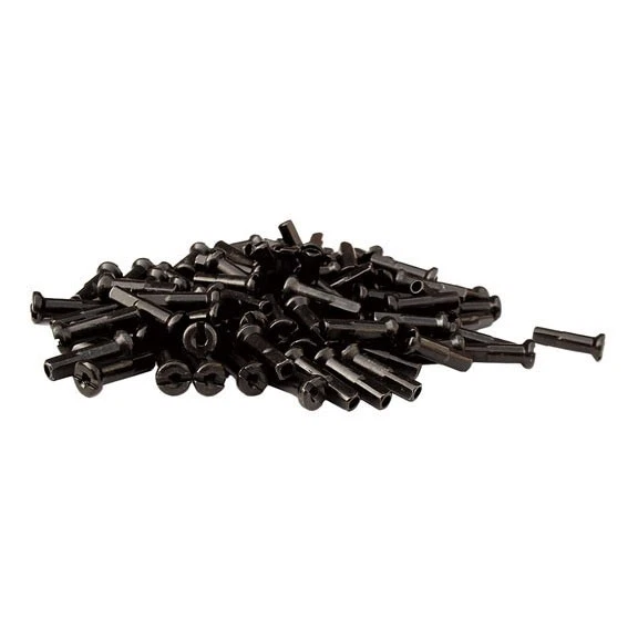 Halo 14g Alloy Nipple 12mm Black Bag/50