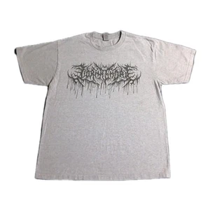 Lorna Shore Hemd Large grau Herren "Cursed To Die" Deathcore Satanic Heavy Metal - Bild 1 von 6
