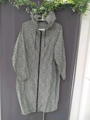 Uniqlo + Marimekko Women Packable Long Lightweight Jacket Coat Sz S Oversized B2 - Image 1 of 4