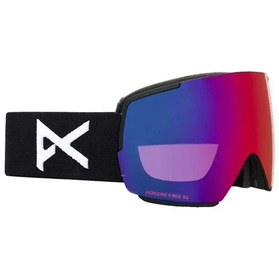 anon M5 Toric Snowboardbrille+Wechselscheibe MFI Skibrille Brille Schwarz Rot
