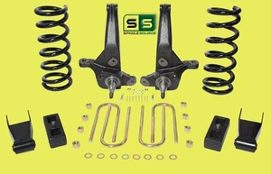 7"/4" Lift Kit Spindles Coils Shackles Blocks FOR 01-09 Ranger 2WD SPR 2,A,J,C - Picture 1 of 2