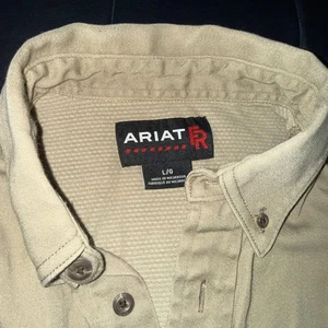 Ariat FR Featherlight Khaki Work Shirt Flame Resistant CAT 2 - Bild 1 von 8