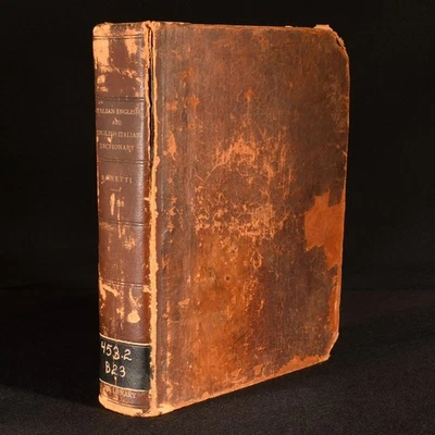 1798 2 Vols in 1 Dizionario Italiana Inglese Dictionary of English and Italia... - Image 1 of 4
