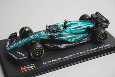 1:43 Bburago 18-38091 Aston Martin Cognizant Aramco F1 Team 2023 #14 F. Alonso - Image 1 of 4