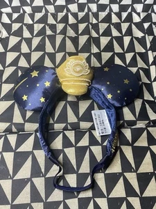 Disney Wish Cruise Line Mickey  Ears Headband Gold Captain Hat Stars Child/Youth - Picture 1 of 7