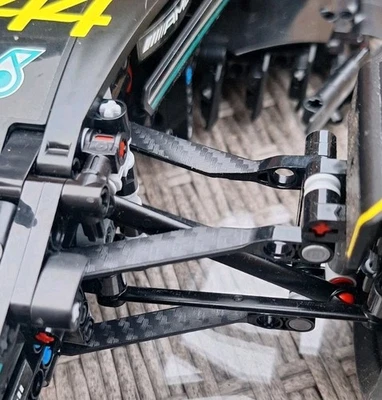 LEGO Mercedes W14 F1 42171 Kohlefaser Effekt Aufkleber - Bild 1 von 3