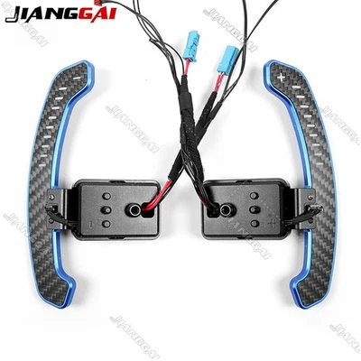 Palancas de cambio LED magnéticas de fibra de carbono para BMW M2 M3 M4 F10 F30 F80 F83 F87 Foto 1 de 4