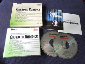2 CD GLUCK Orfeo & Euridice Orpheus und Eurydike Kowalski Hartmut Haenchen nm - Picture 1 of 3