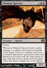 MTG Future Sight Rare SHIMIAN SPECTER x1 MINT