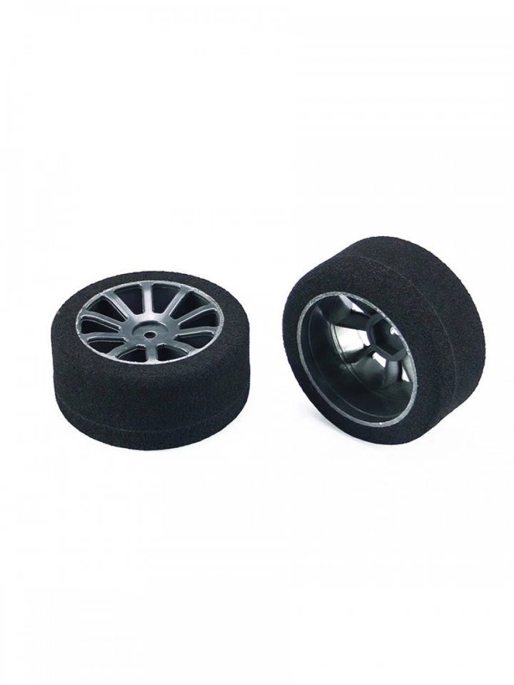 Arrowmax AM-040319 1/10 RC On Road Car 30mm Rear Carbon Rim Foam Rain Tire(2pcs) - Image 1 of 1