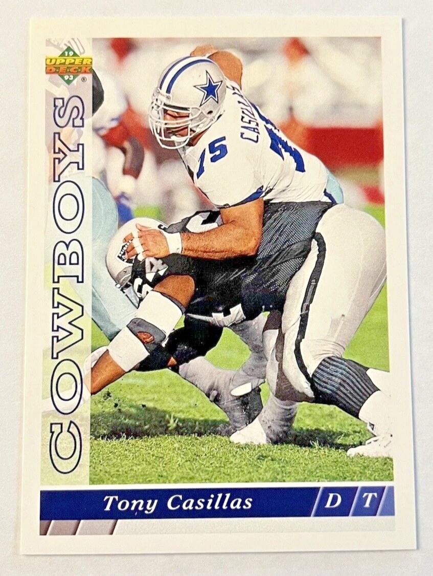 1993 Upper Deck NFL Football Trading Card #D21 Tony Casillas Dallas Cowboys