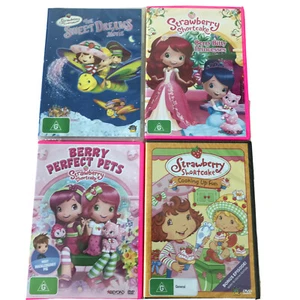 Strawberry Shortcake DVDs Bundle Bulk x4 00s Kids Movies Merchandise 00s R4 New - Picture 1 of 8