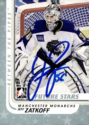 Jeff Zatkoff - Signed 2010-11 In The Game Between The Pipes Card #65 - Image 1 of 2