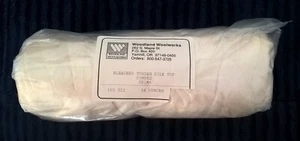 Woodland Woolworks Bleached Tussah Silk Top Combed China Cream 1 lb Skein Oregon - Picture 1 of 13