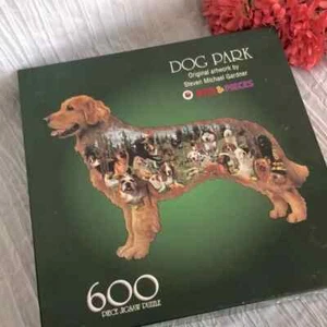 DOG PARK Bits & Pieces 600 Stück Puzzle große Box -20" x 27" - Bild 1 von 11