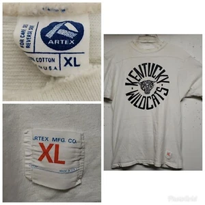 Vintage 70's Kentucky Wildcats 3 Quarter Raglan Jersey T-shirt  - Picture 1 of 9