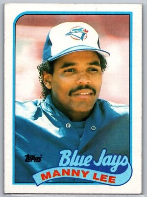 1989 Topps - #371 Manuel Lee Toronto Blue Jays MLB Baseball Card - Image 1 of 2