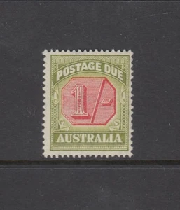 POSTAGE DUES, 1938 C of A WMK: 1/- Carmine & Green SG D118, BW D128B ($150) MUH. - Picture 1 of 2
