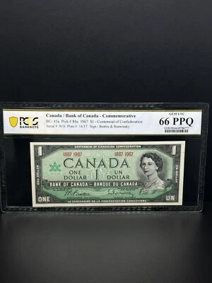 1967- $1 DOLLAR Bill CANADA BAKN Nice Piece For  Your Collection  - Image 1 of 2