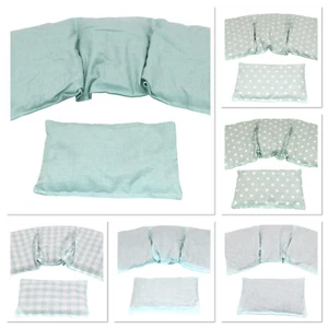 🌟 3 Kammer SET 🌟 MINT UNI 🌟 36 x 17 cm Kirschkernkissen 🌟 Körnerkissen - Bild 1 von 18