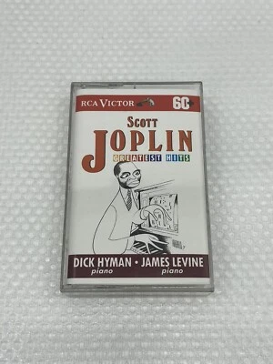 Scott Joplin: Greatest Hits w/ Dick Hyman & James Levine (Cassette, 1991) - Image 1 of 2
