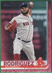 2019 Topps Series 2 Eduardo Rodriguez #461 Mother's Day Pink /50 - Picture 1 of 2