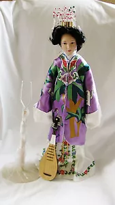 NEU Danbury Mint 20" Braut Splenders of Imperial China ~ Yin Yin ~ Mandoline/Ständer/Box - Bild 1 von 11