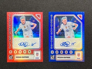 2023-24 Panini Donruss Soccer Megan Rapinoe Auto /49 /99 Signature Series 2x LOT - Picture 1 of 2
