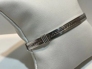 Ronaldo Bracelet Stackable Bangle Sterling Silver Size 6.25 - Picture 1 of 13