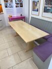 Maple dining table by Newcastle Furniture Company 