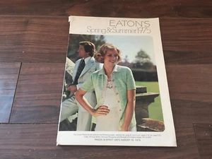 Vintage 1975 Eaton’s Spring & Summer Catalog *Missing Pages* - Picture 1 of 12