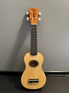 Eddy Finn Ukulele Minnow Spruce Top Mahogany Back + Sides EF-MN 20.5” - Picture 1 of 5