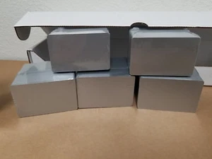 500 Metallic Silver PVC Cards, CR80.30 Mil, High Quality Credit Card Size - Seal - Picture 1 of 10