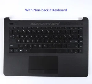 Top Case for HP 14CK 14-CM Palmrest Keyboard Touchpad L23239-001 6070B1306301 US - Picture 1 of 9